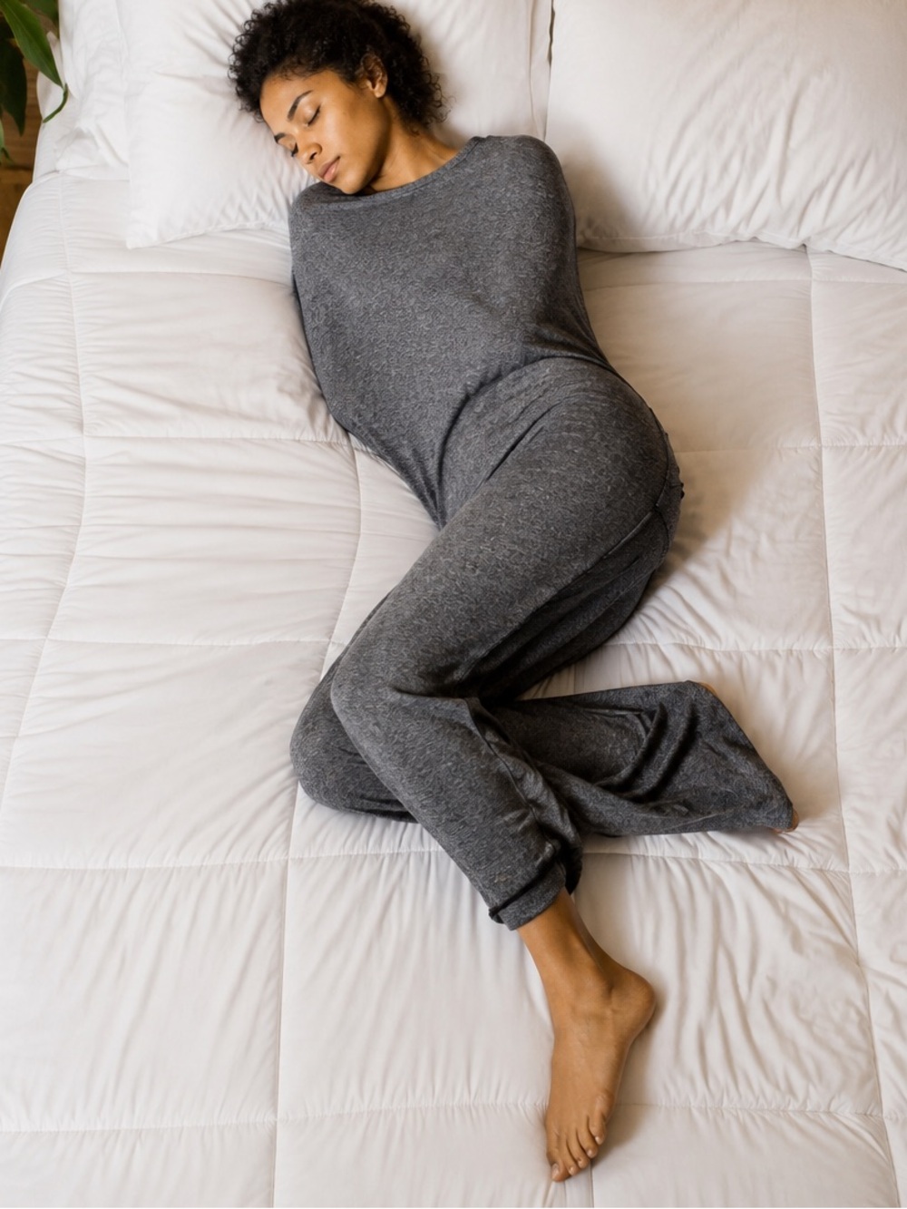 Hug Sleep • Graphite Grey Adult Swaddle Sleep Nap Pod Sack